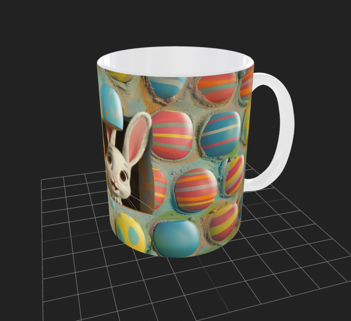 Cana de Paste cu iepurasi si oua [2]