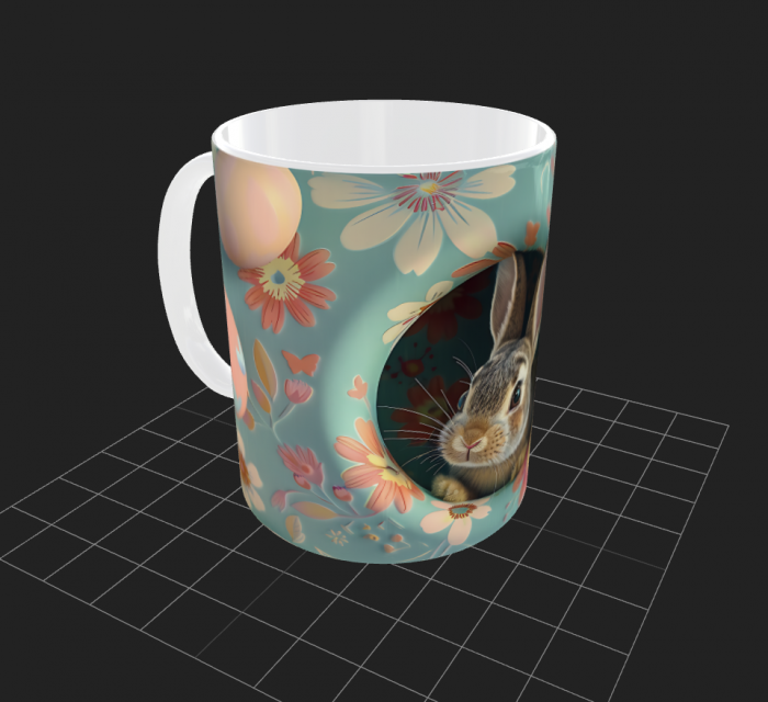 Cana de Paste cu iepurasi si oua [3]