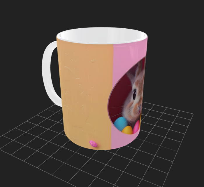 Cana de Paste cu iepurasi si oua [3]