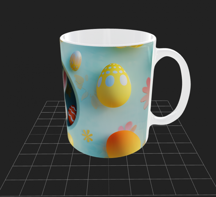 Cana de Paste cu iepurasi si oua [2]