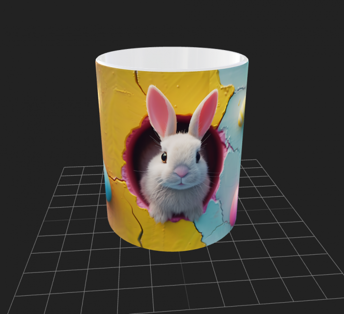 Cana de Paste cu iepurasi si oua [2]