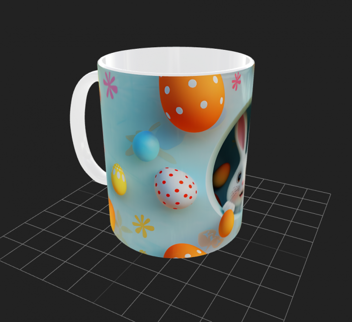 Cana de Paste cu iepurasi si oua [3]