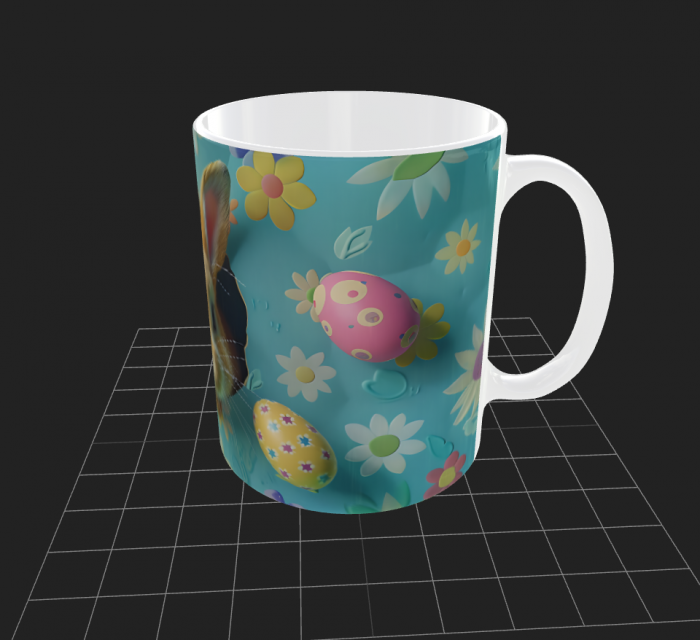 Cana de Paste cu iepurasi si oua [2]