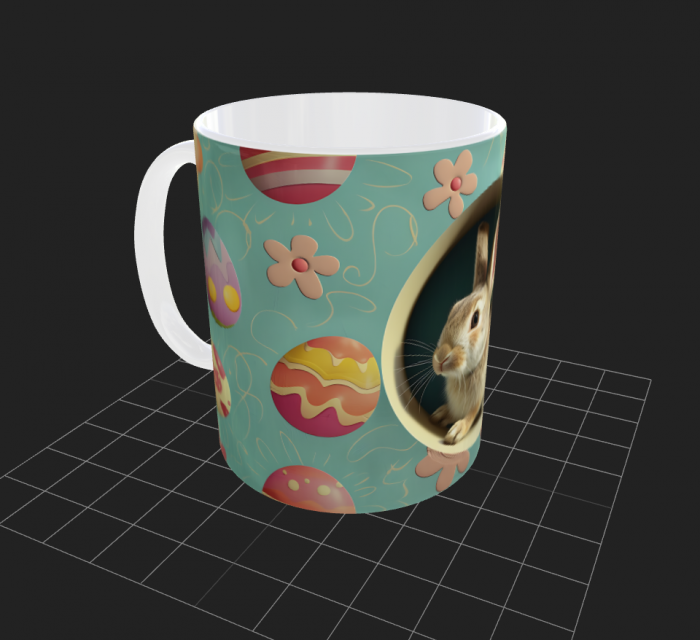 Cana de Paste cu iepurasi si oua [3]