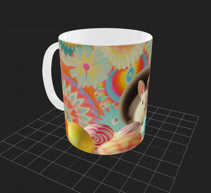 Cana de Paste cu iepurasi si oua [3]