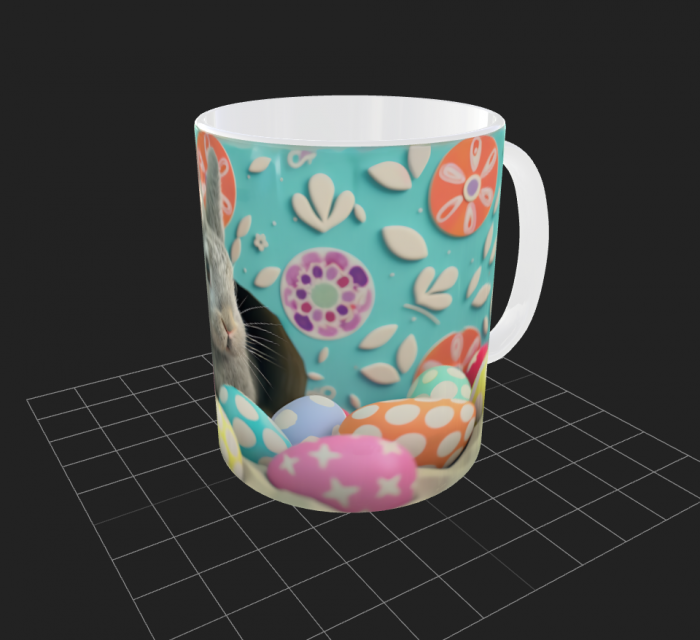 Cana de Paste cu iepurasi si oua [2]