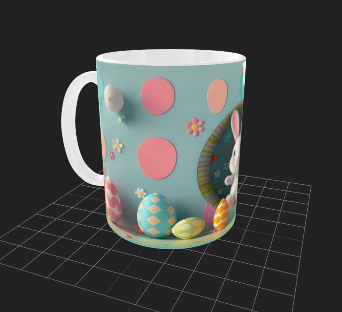 Cana de Paste cu iepurasi si oua [3]