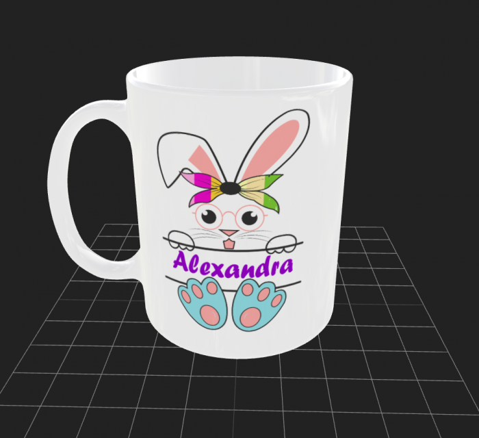 Cana de Paste personalizata cu numele si poza ta [2]