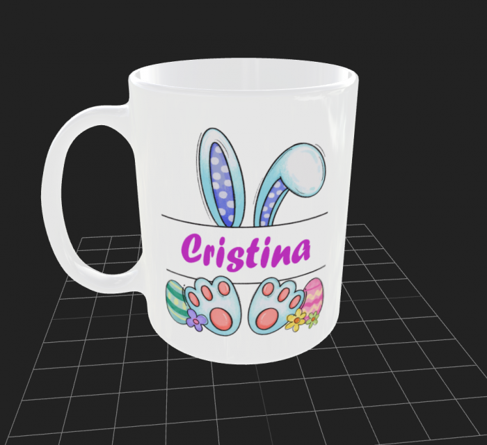 Cana de Paste personalizata cu numele si poza ta [3]