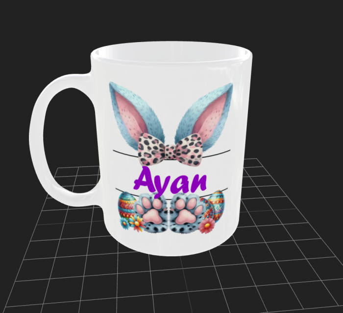 Cana de Paste personalizata cu numele si poza ta [2]