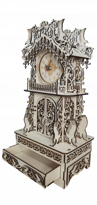 Ceas de masa lemn [2]