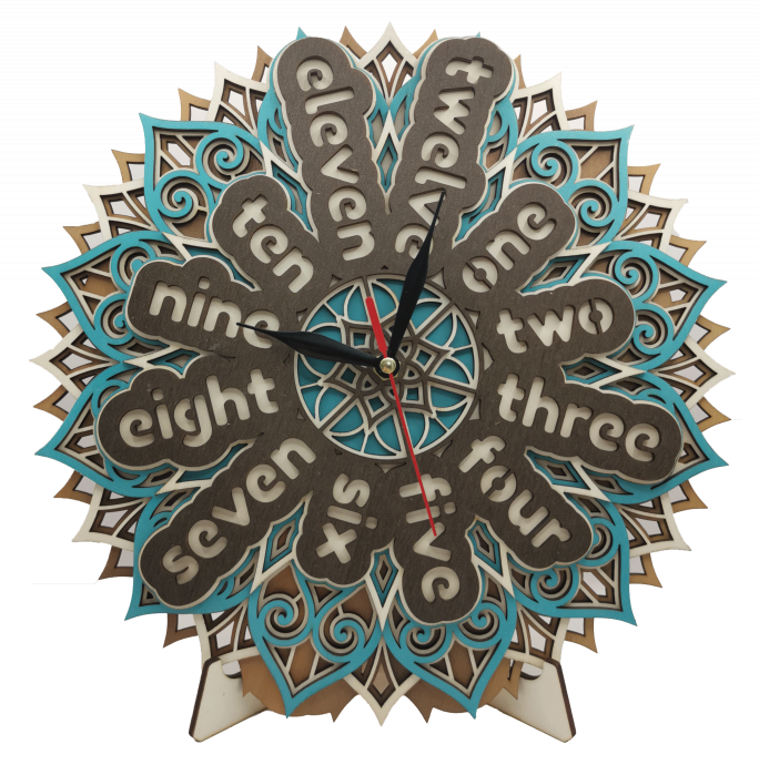 Ceas de perete multistrat Mandala [2]