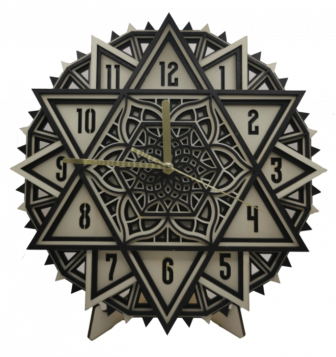 Ceas de perete multistrat Mandala [2]