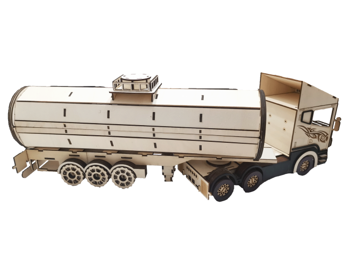 Cutie de vin personalizată camion [6]