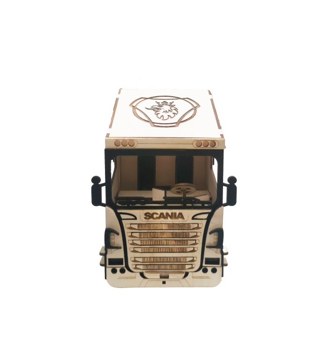 Cutie de vin personalizată camion [5]