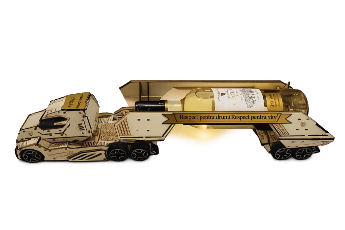 Cutie de vin personalizată camion [4]