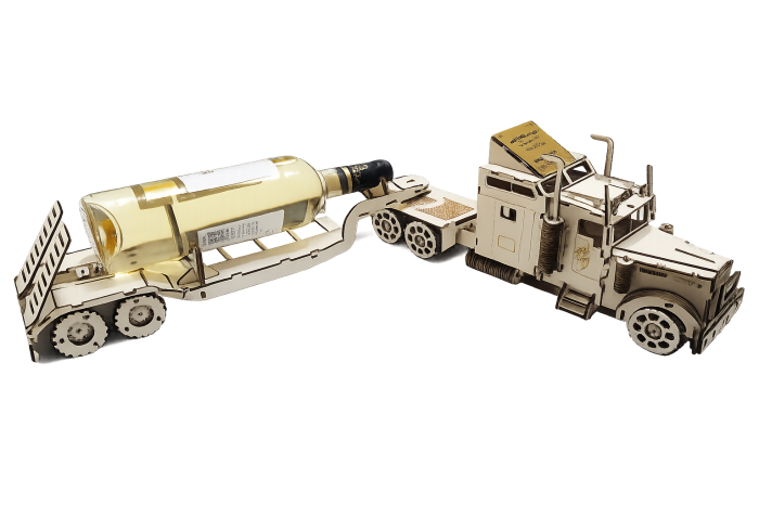 Cutie de vin personalizată camion [5]