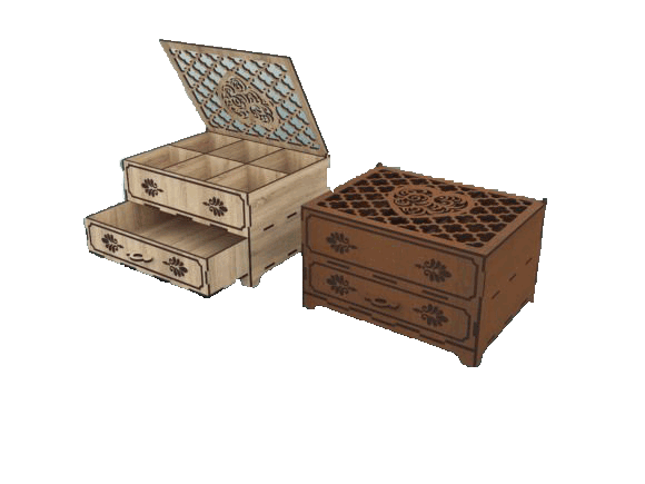 Cutie din lemn pentru bijuterii [2]