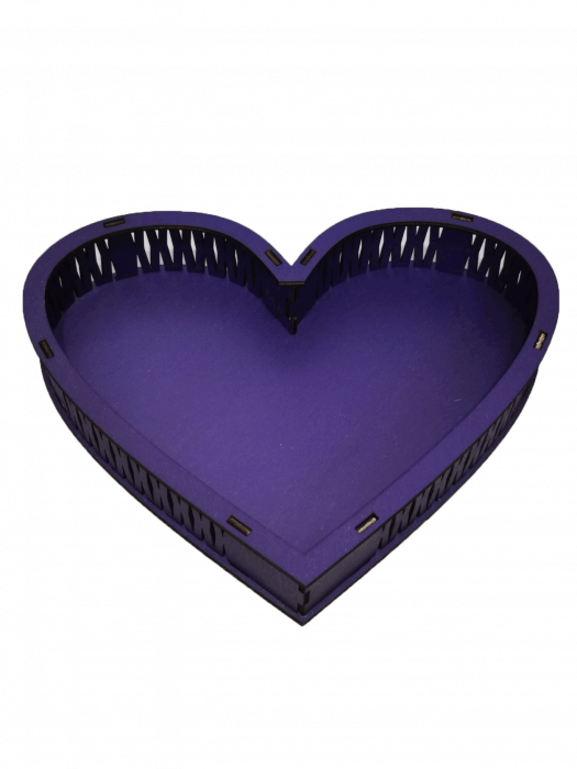 Cutie din lemn pentru cadouri - Inima [3]