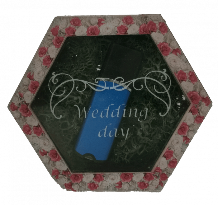 Cutie pentru stick USB Hexagonala [3]