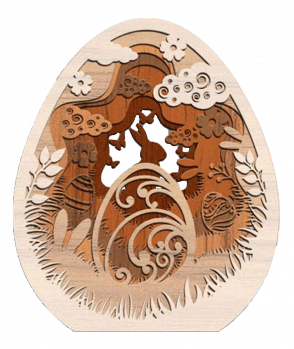 Figurine oua de Paste multistrat [3]