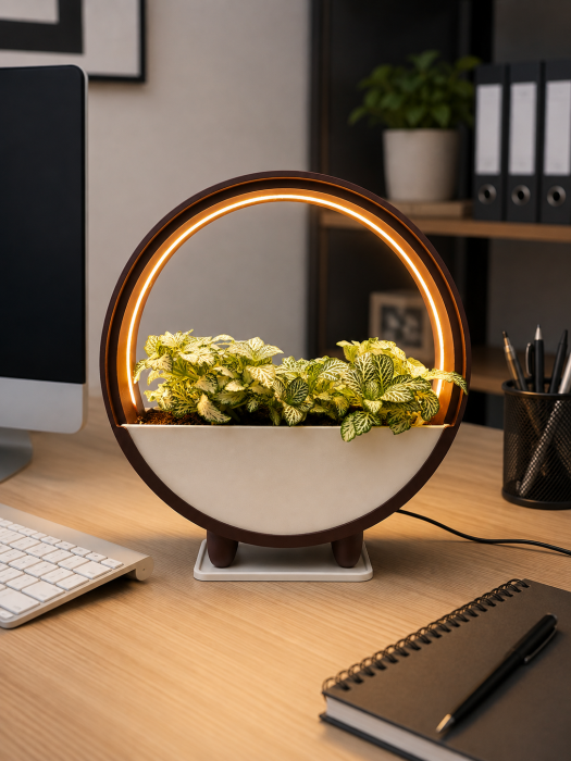 Ghiveci Decorativ cu LED pentru Plante | Nice 3D Gifts [7]