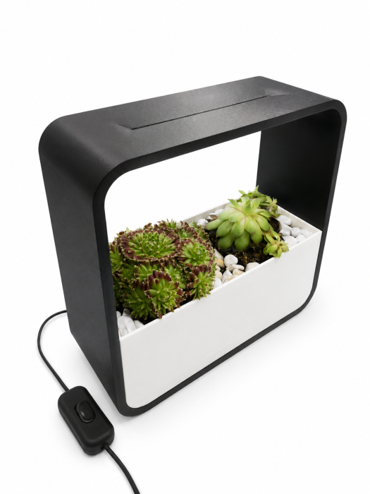 Ghiveci premium imprimat 3D cu LED integrat și sistem superior de udare pentru plante de interior [6]