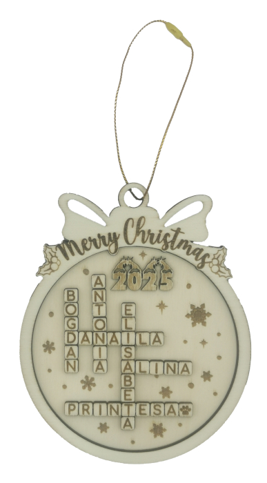 Glob brad de Craciun personalizat [3]