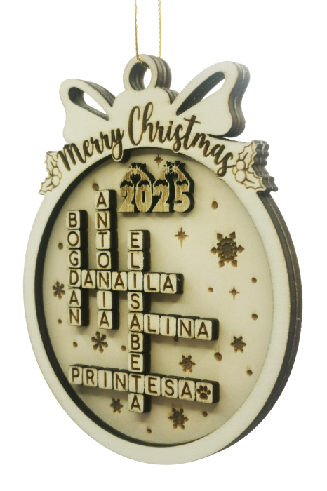 Glob brad de Craciun personalizat [4]