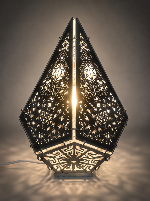 Lampă Decorativă din Lemn – Decor Elegant pentru Casă și Cadou Special [2]