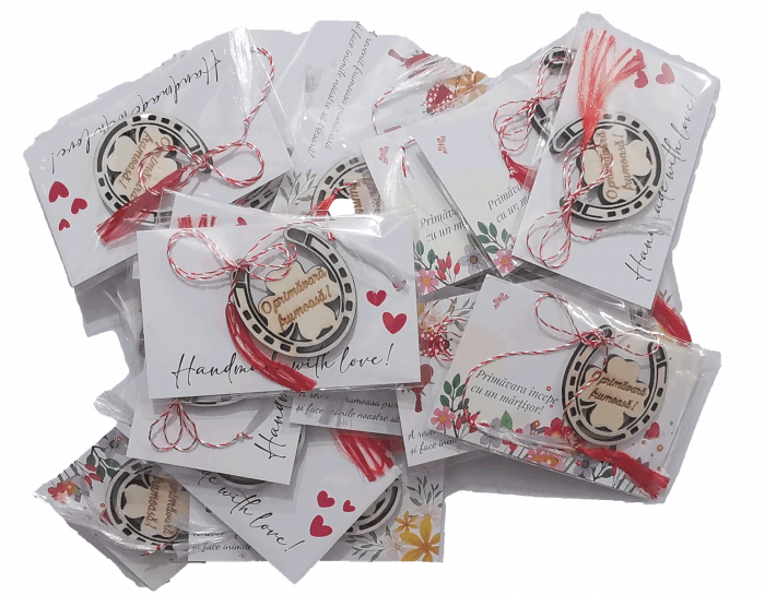 Martisor handmade potcoava si trifoi [2]