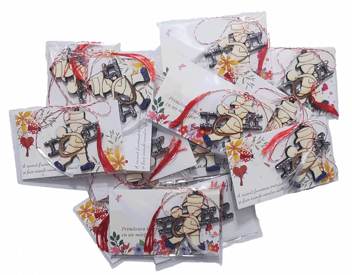 Martisor handmade potcoava si trifoi [2]