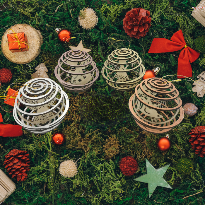 Set globuri pentru bradul de Crăciun [2]