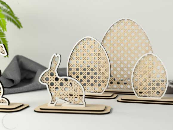 Set figurine oua si iepurasi de Paste [2]