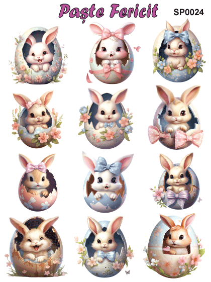 Stickere / Abtibilduri decorative pentru Paste [26]