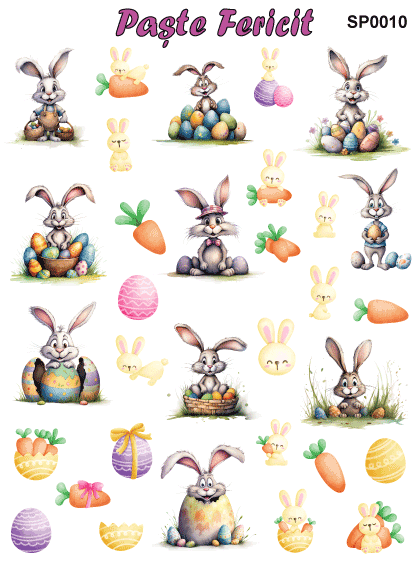 Stickere / Abtibilduri decorative pentru Paste [12]