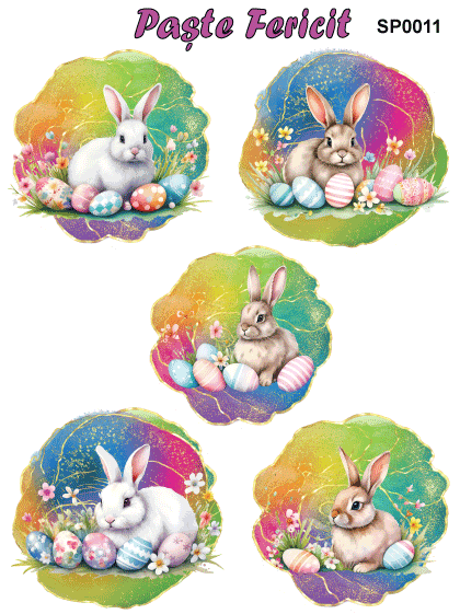 Stickere / Abtibilduri decorative pentru Paste [13]