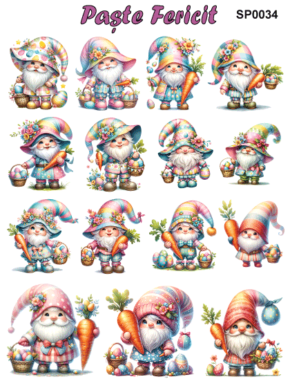 Stickere / Abtibilduri decorative pentru Paste [5]