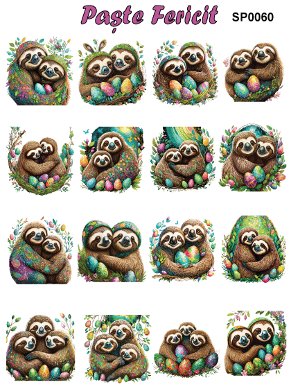 Stickere / Abtibilduri decorative pentru Paste [10]