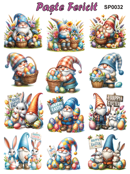 Stickere / Abtibilduri decorative pentru Paste [3]