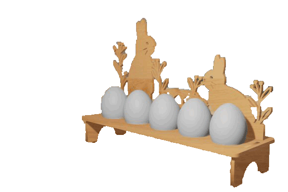 Suport pentru 5 oua de Paste [2]