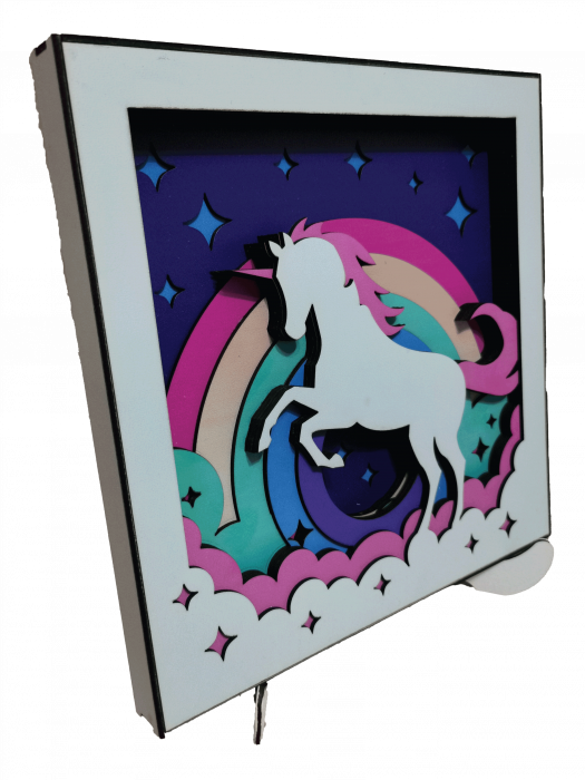 Tablou Unicorn Rainbow [2]