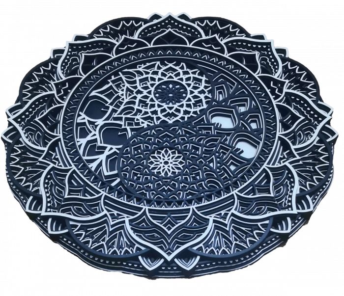 Tablou mandala Yin Yang [3]