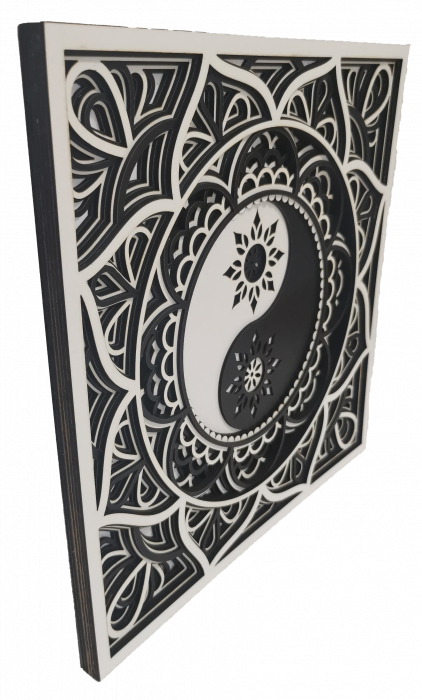 Tablou mandala Yin Yang [3]