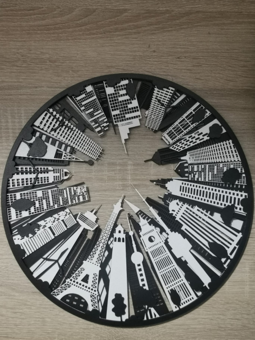 Tablou WORLD multistrat 3D [2]