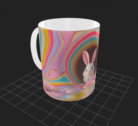 Cana de Paste cu iepurasi si oua [2]