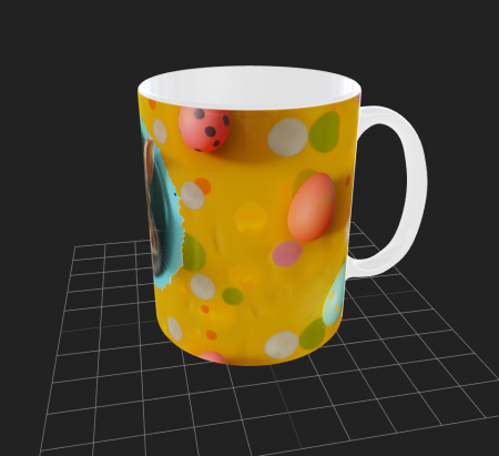 Cana de Paste cu iepurasi si oua [1]