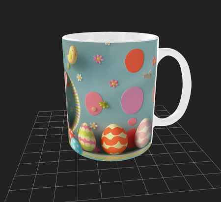 Cana de Paste cu iepurasi si oua [1]