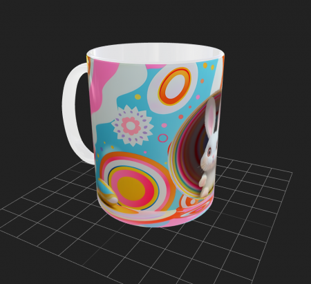 Cana de Paste cu iepurasi si oua [2]