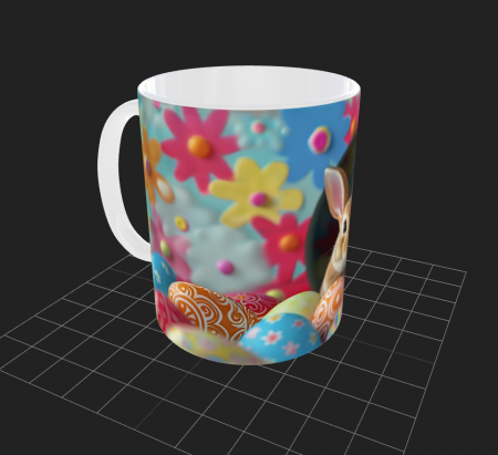 Cana de Paste cu iepurasi si oua [2]